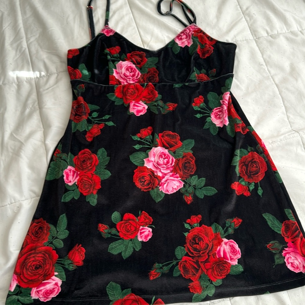 Rose mini dress